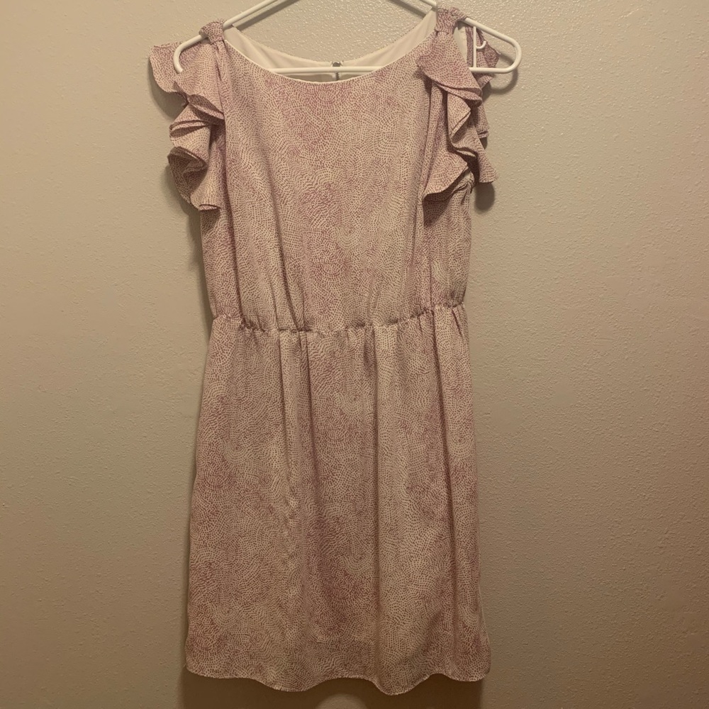 Pink ruffle dress